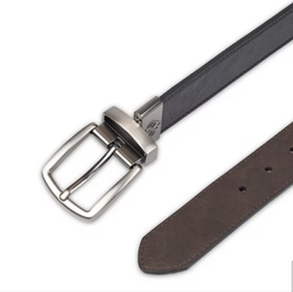 Columbia Reversible Leather Belt Black/Brown Size 42/105 - Picture 5 of 9